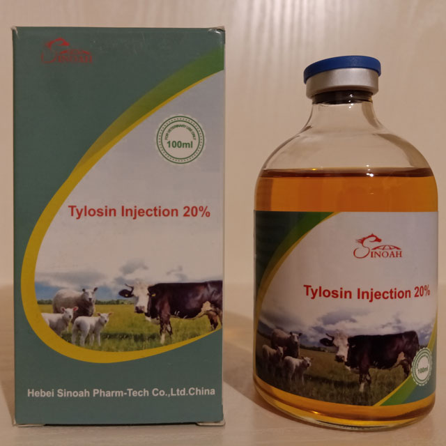 Tylosin Tartrate 20%  Injection